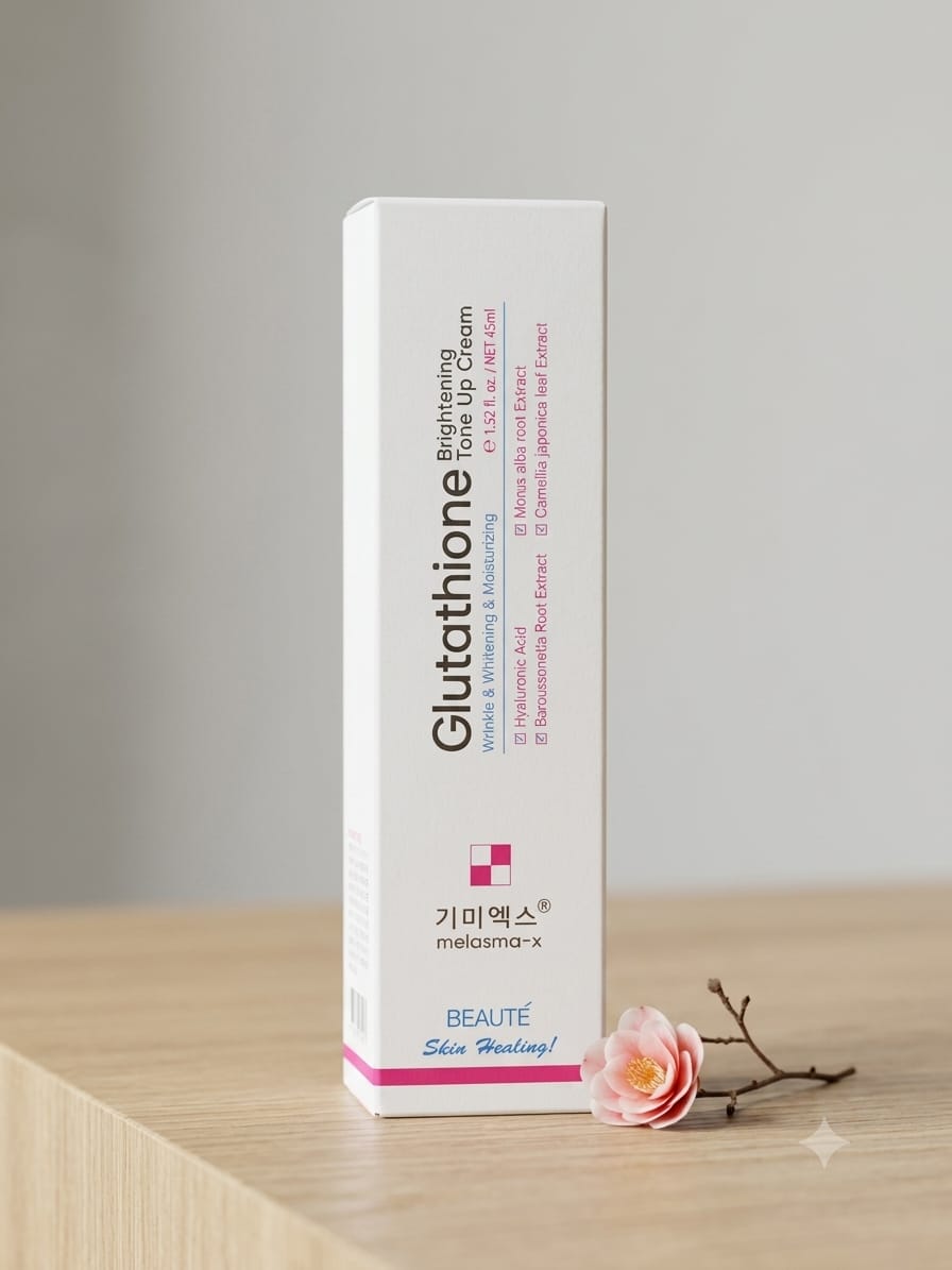Melasma-X Glutathione Brightening Tone Up Cream.